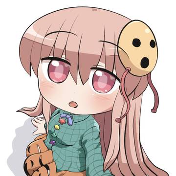 見上げるこころちゃん