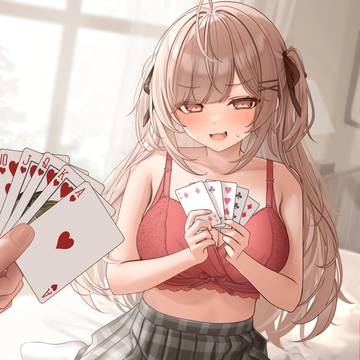 ふふーん、フルハウス！これはさすがに私の勝ちでしょ？ｗ