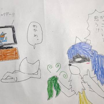 わかめとネコ仙人