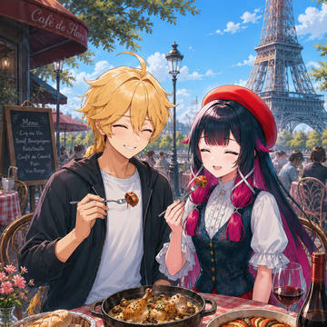 コロンビーナとヨーロッパ旅行