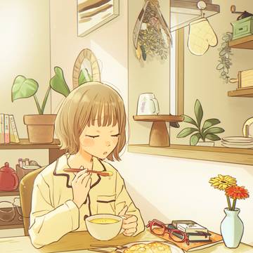 休みの日の光