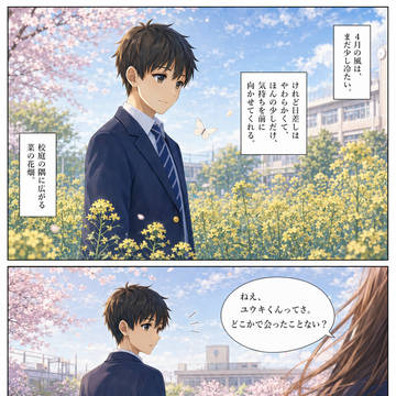【漫画風】1章 春の予感① 春になれば