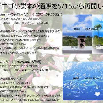 【通販再開:イチニゴ】 関連2作をBOOTHにて再販します