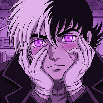 相棒に「恍惚のヤンデレポーズ」を描いて貰いました。