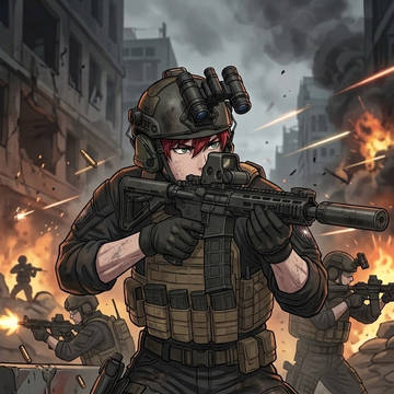 第4中隊 第2小隊 第2班　作戦記録写真？