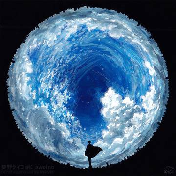 青空/夜景の小作品×4