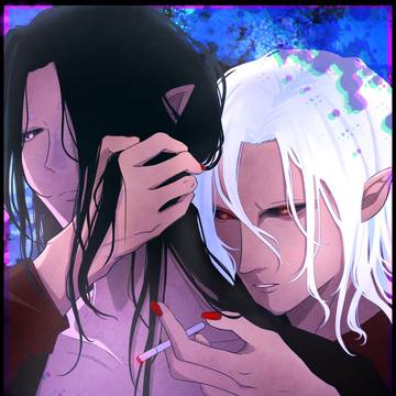 ハイ神　小説『はらから』表紙イラスト