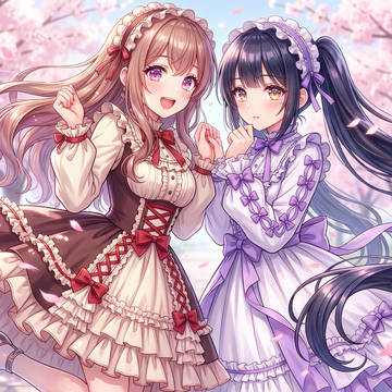 桜風に結ぶ双姫