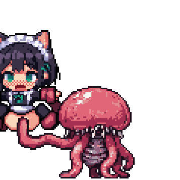 触手モンスターえっち