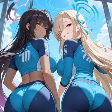 アスナとカリン　アスリート6