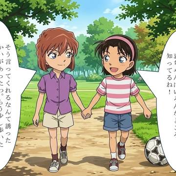 哀と歩美のデート