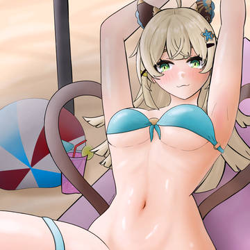 Kirara on the beach 3/4