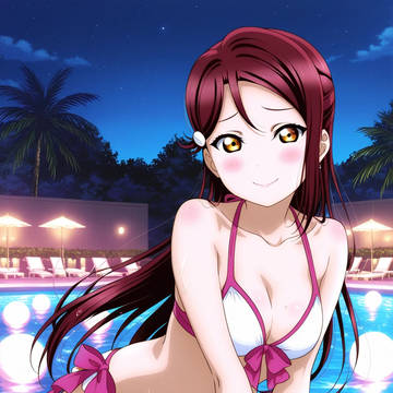 ナイトプール梨子ちゃん