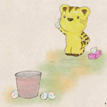 鉛筆で描いてデジタルで塗りぬり(*^^*)
