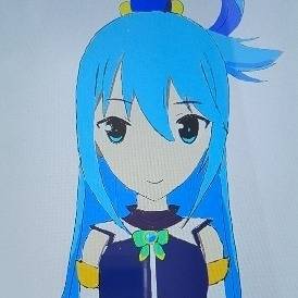 初めてアイパットで描いたアクア(このすば)