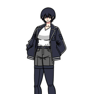 まろ眉ボーイッシュお姉さん