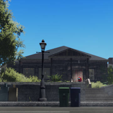 House on the street