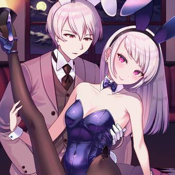 ウサギの魔女(白)（修正版）