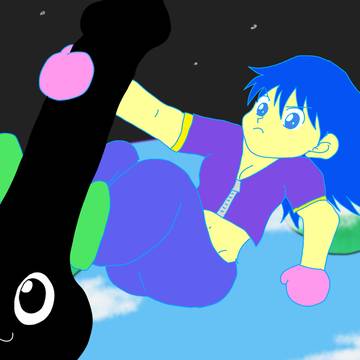 アニメ「シン星理ちゃん」の1シーン