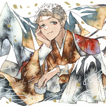 ◆鳥擬人化シリーズ◆「鵯の帰り支度」