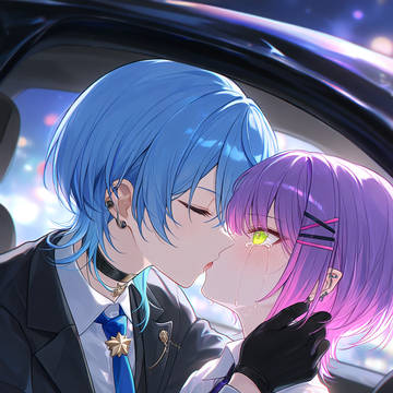 喧嘩別れした2人の再会のキス