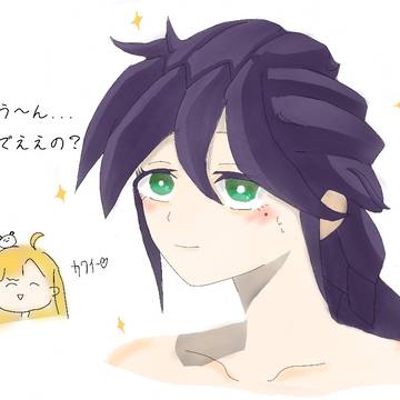 デュオみたいな髪型の彩葉さん