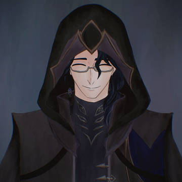 フードを被った謎の人物