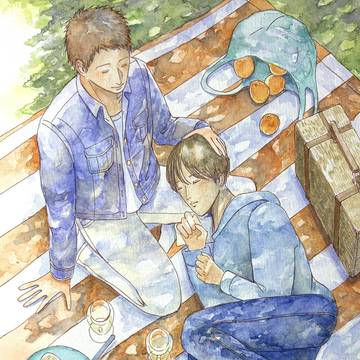 木漏れ日でピクニックデート