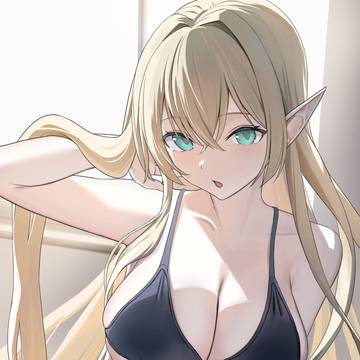 金髪エルフちゃん