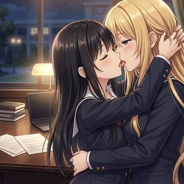 百合キス