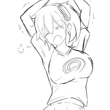 寝起きアミちゃん