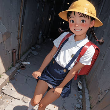 街角なま剥ぎハント1日目 三つ編み少女①