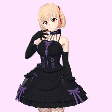錦木千束と井ノ上たきなっぽく作成キャラ配布。