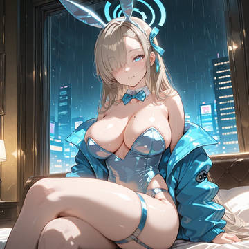 Midnight Cyber Bunny