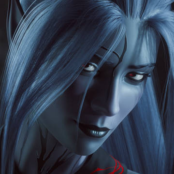 Alana Greyveil OC Render