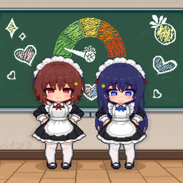 謎ダンスを踊るデフォルメうちの子ちゃん