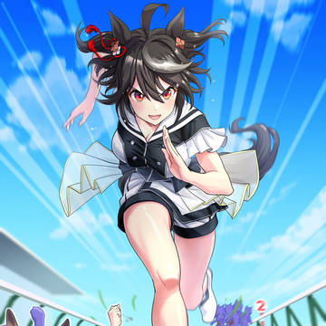 pixivリクエスト「ドリームトロフィーに出走するキタサン」