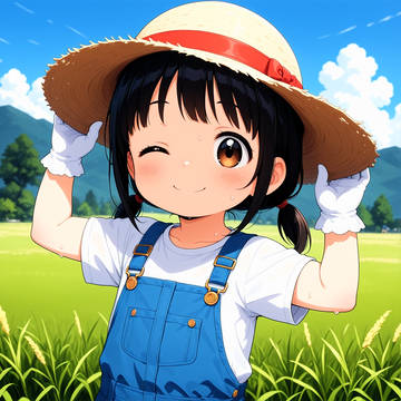 ノウカちゃん 田植えの時間!