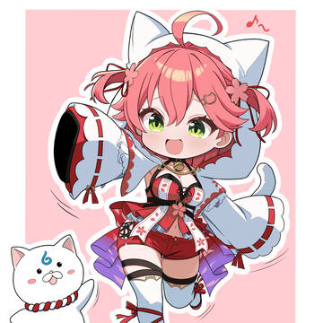 エリート巫女的戦闘服デフォルメみこち