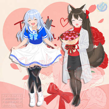 IRIAM ツーショットイラスト