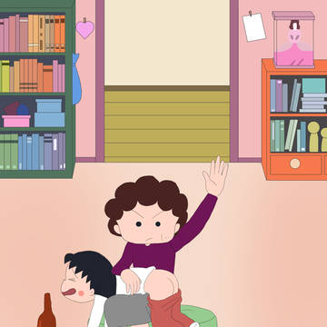 絨毯を焦がして怒られるまる子