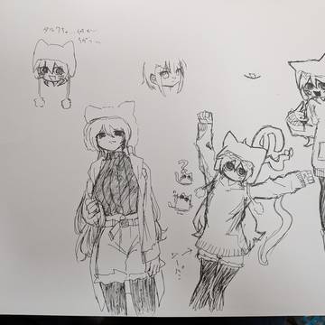超久々に描いた落書き🐈‍⬛