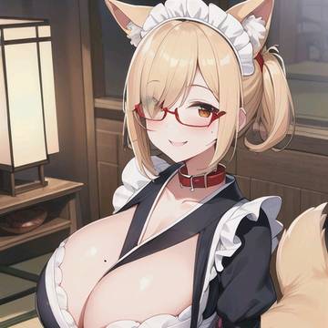 犬のメイドさん