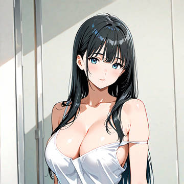肩紐、外しちゃった。…ねぇ、この後のこと、二人だけの秘密ね?