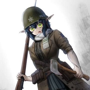 武装エルフらくがき　ミーちゃん(本名不明)