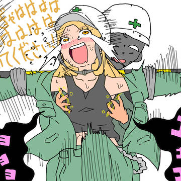 作業服女子(現場ガール)くすぐり