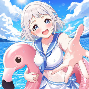 セーラーミズギリーリヤと海水浴