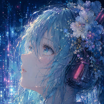 未来をみるミク