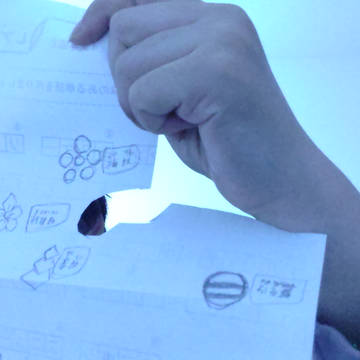 某介護施設で描いたヤツでー　紋です