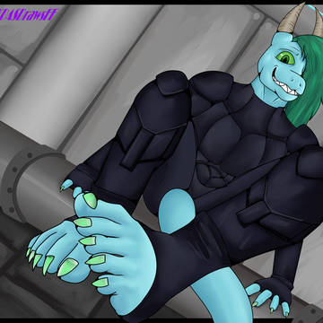 [COMM] Dudewyn Feet Up Close ~